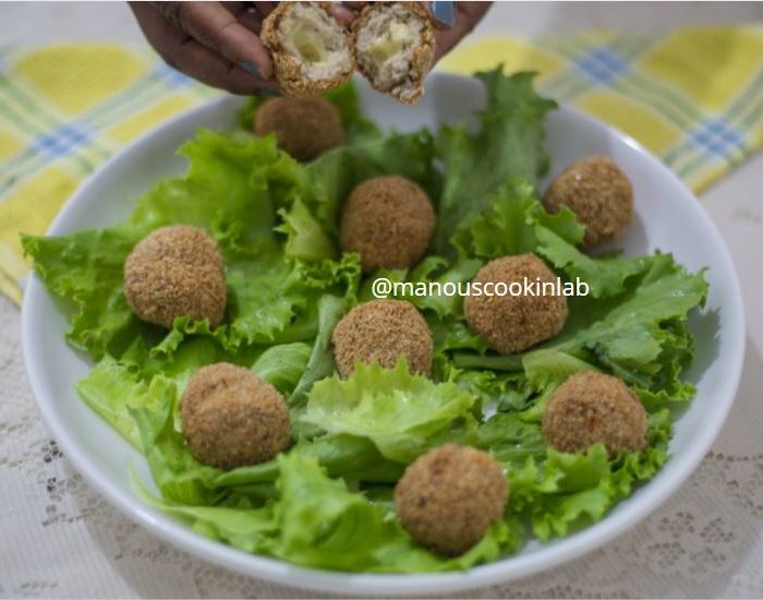 Boulettes de Goussi + Salade verte